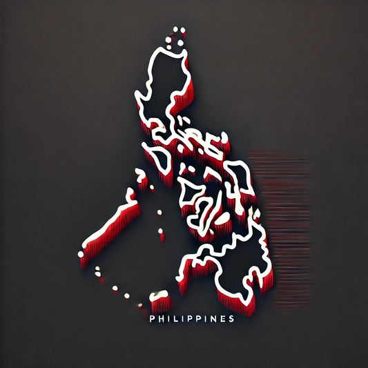 A map of the Philippines.