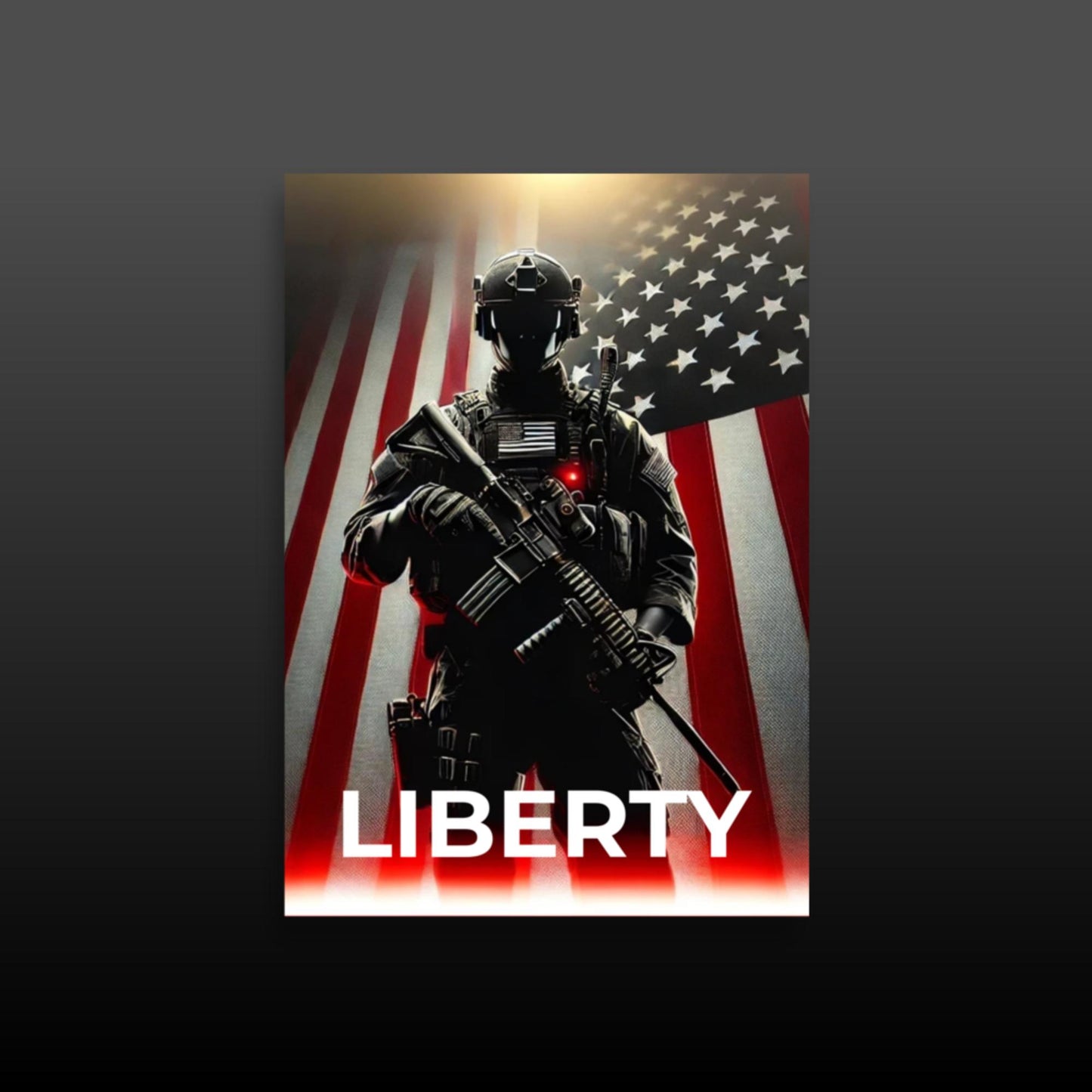 American Soldier Poster: Liberty